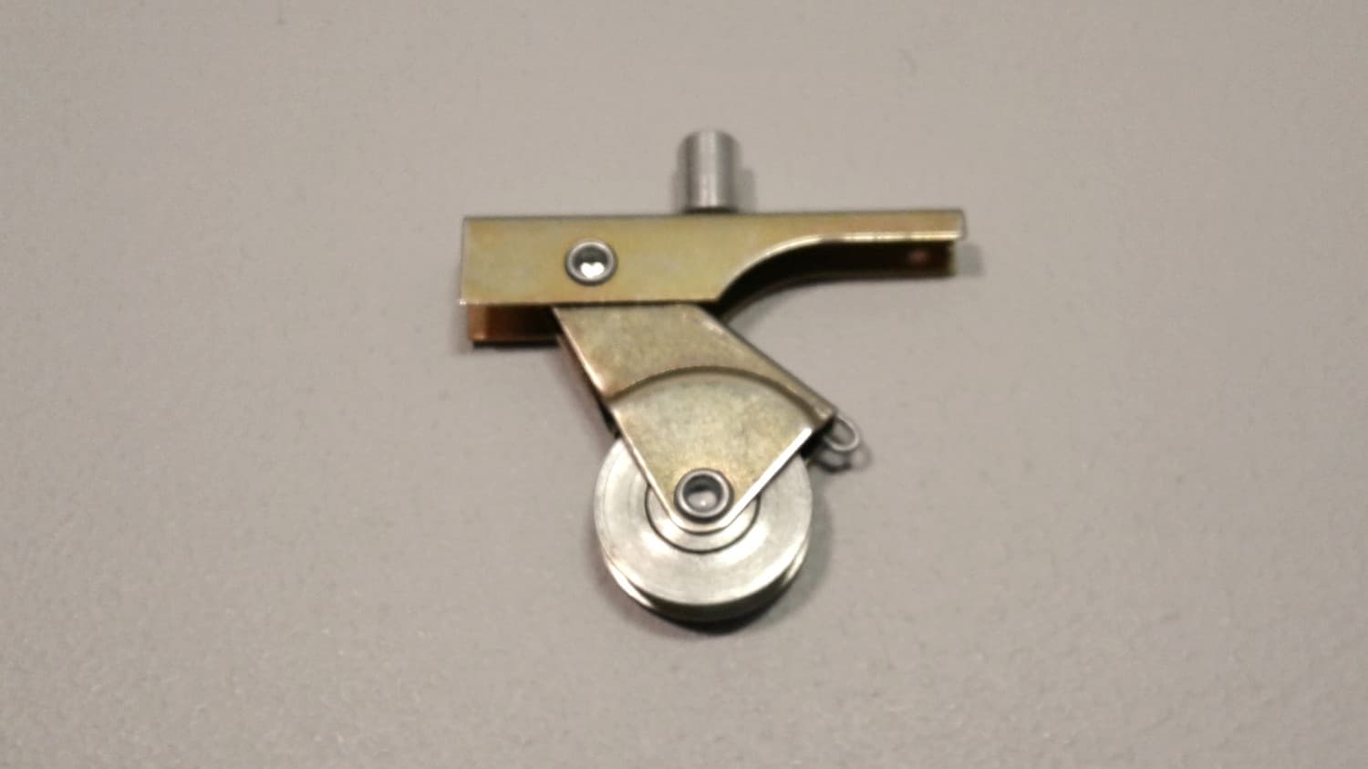 Roulette en acier avec roulement à bille Diamètre: 1'' - Image 1