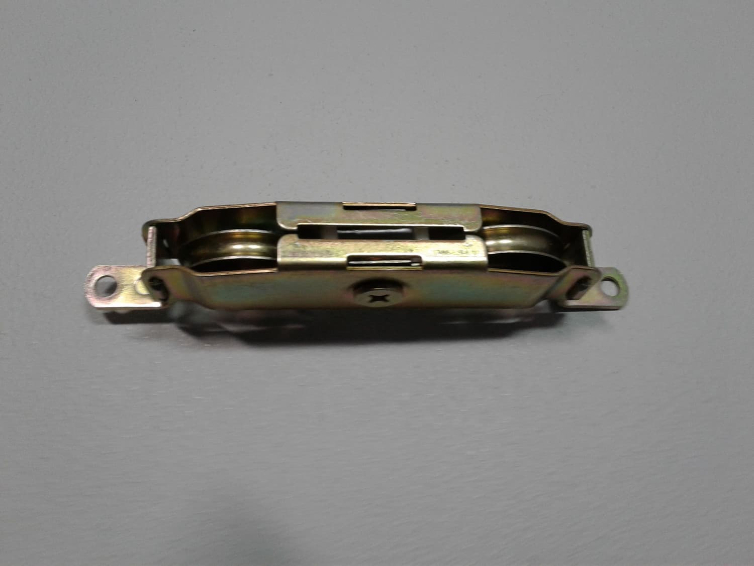 Roulette en acier avec roulement à bille pour porte patio - Miniature 2