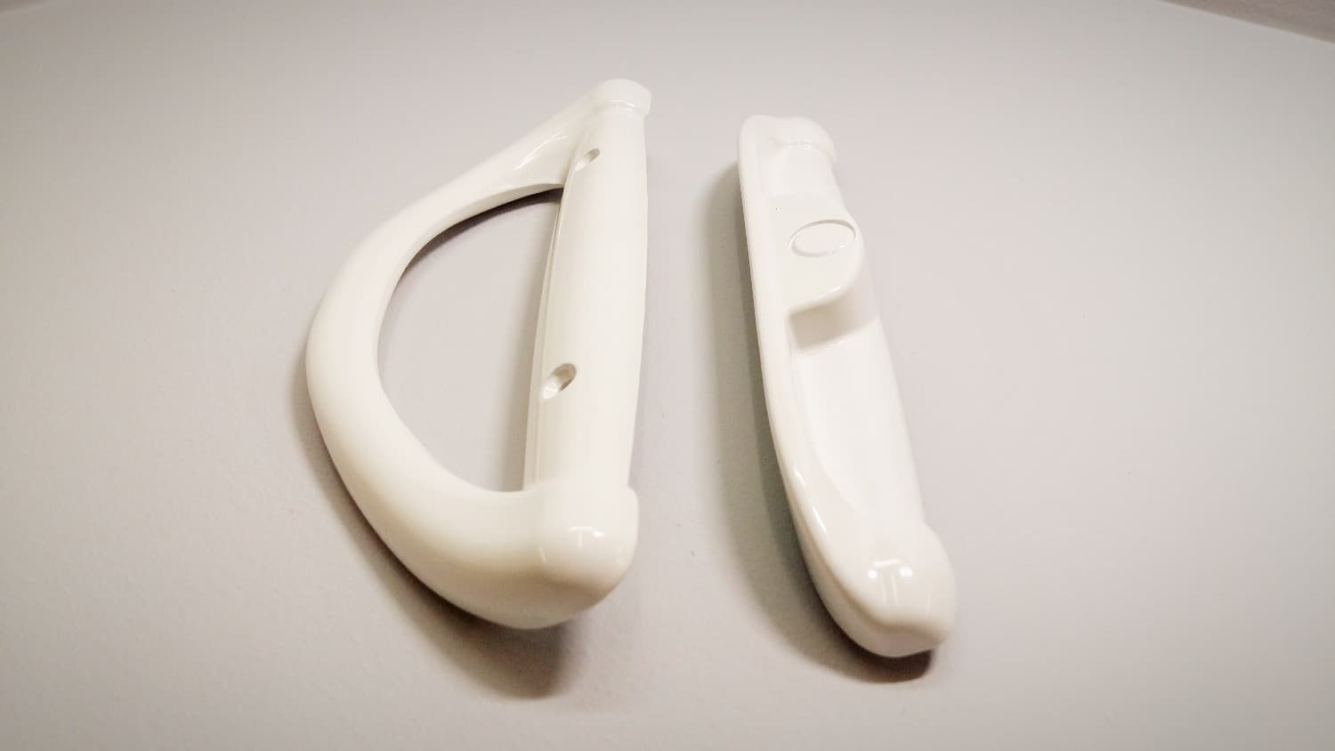 Poignee blanche pour porte patio - Miniature 2