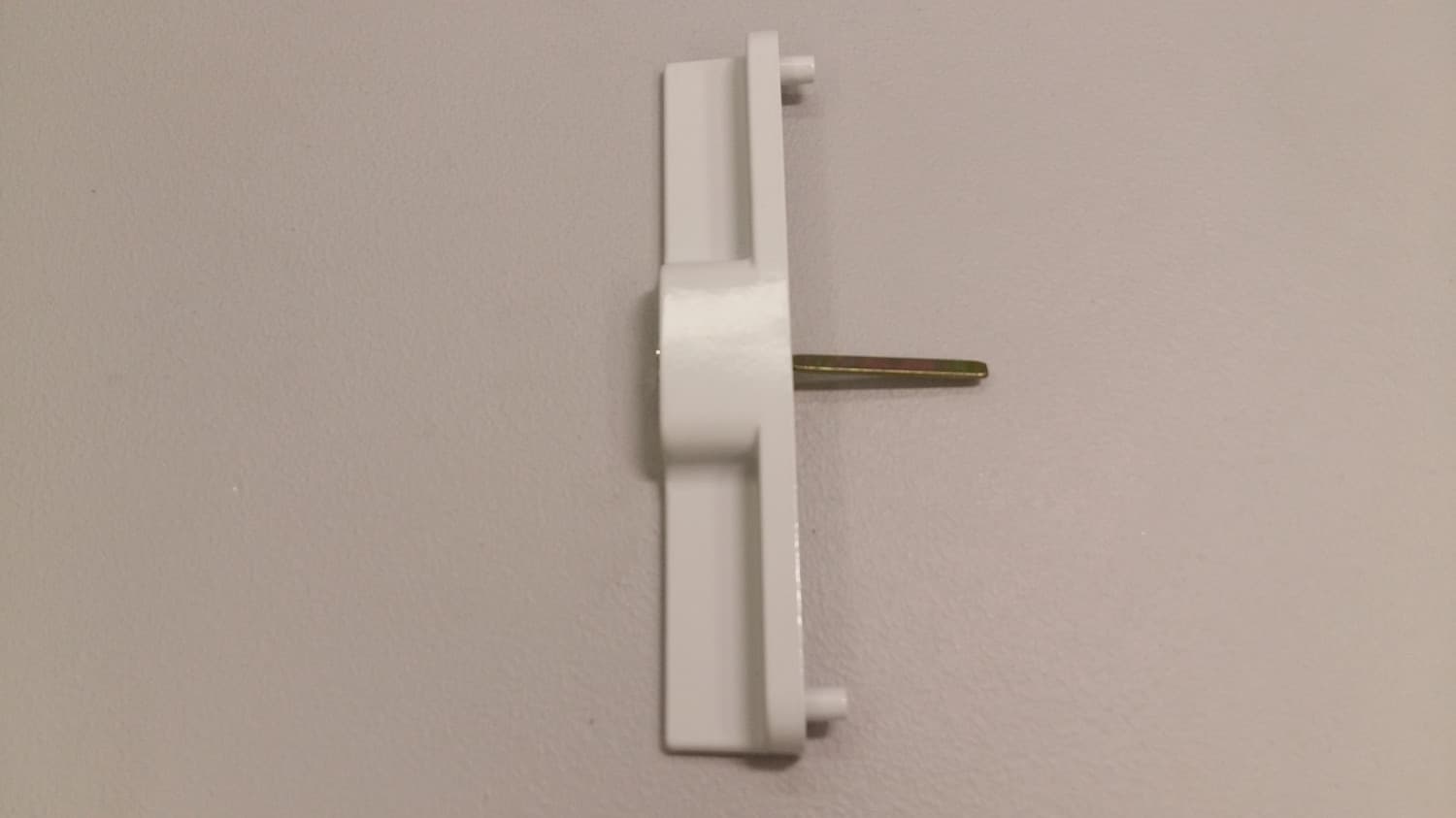 Poignee extérieure blanche avec clé pour porte patio - VOS-DEF2-123PC | Vosthermos