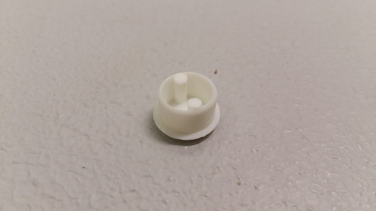 Cache vis en plastique blanc - Miniature 2