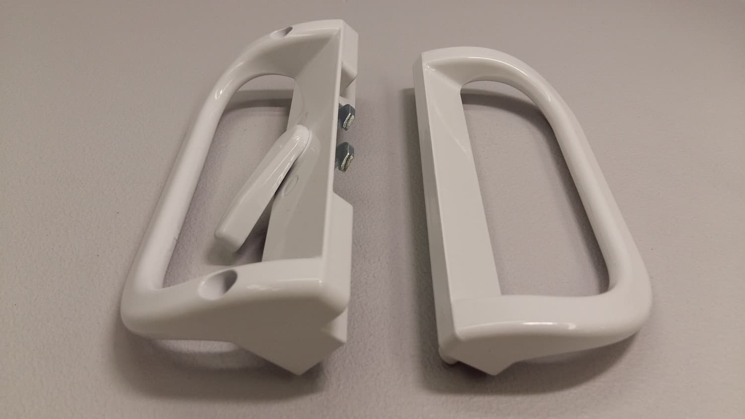 Poignee blanche pour porte patio - Miniature 2