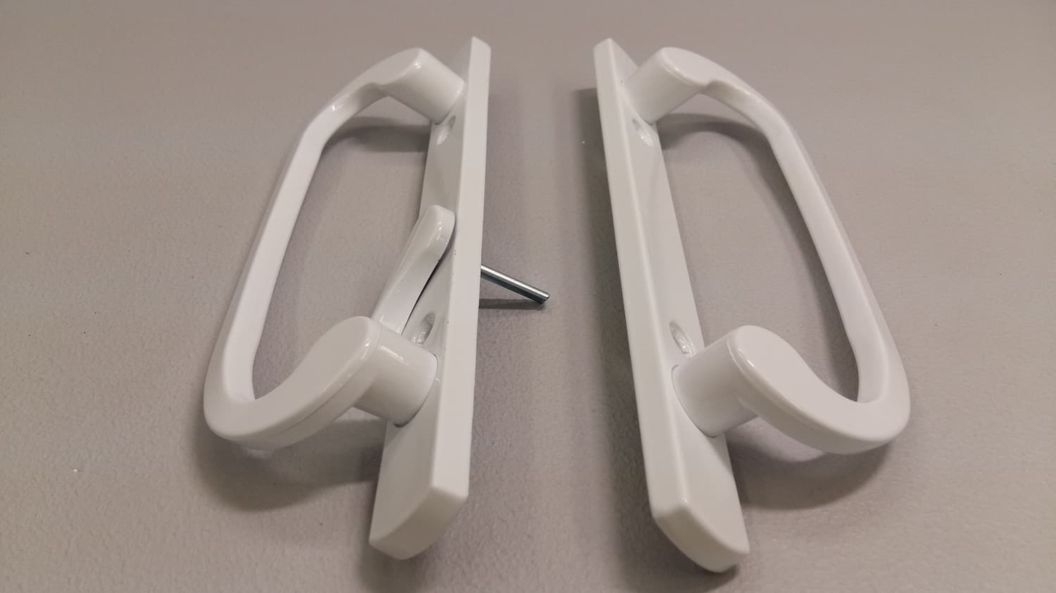 Poignee blanche pour porte patio - Miniature 2