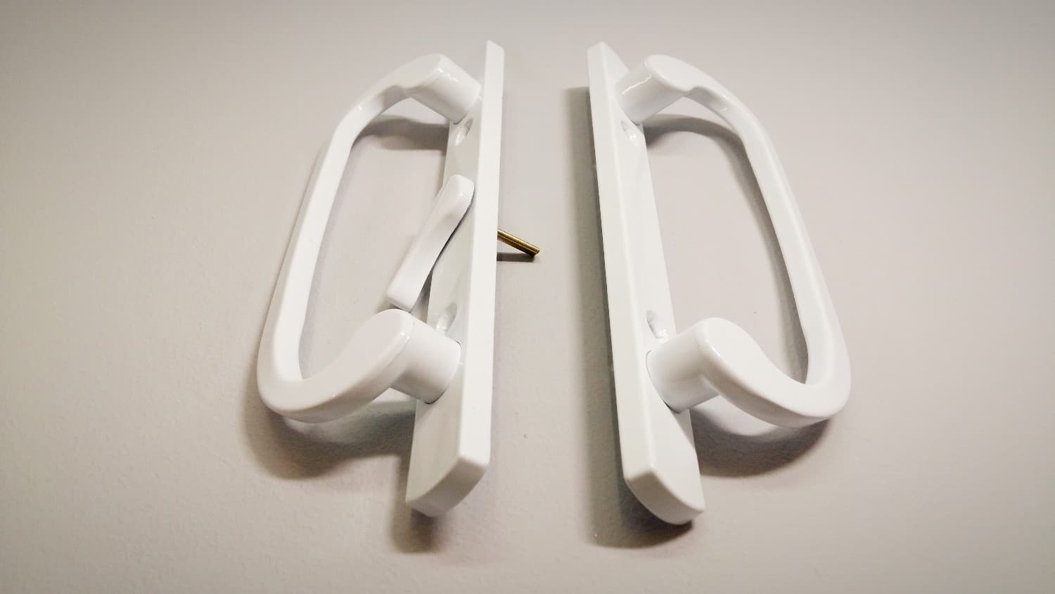 Poignee blanche pour porte patio - Miniature 2