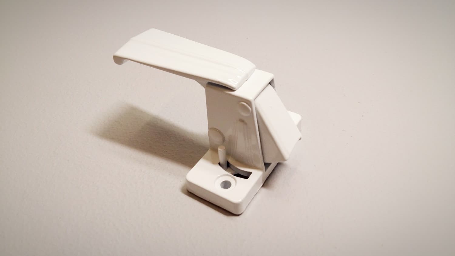 Poignee intérieure pour contre-porte d'aluminium (blanc) - Miniature 2