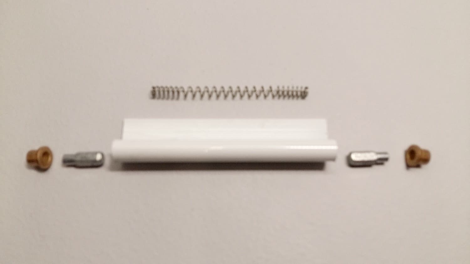 Charniere de remplacement pour contre-porte d'aluminium (blanc) - Miniature 2