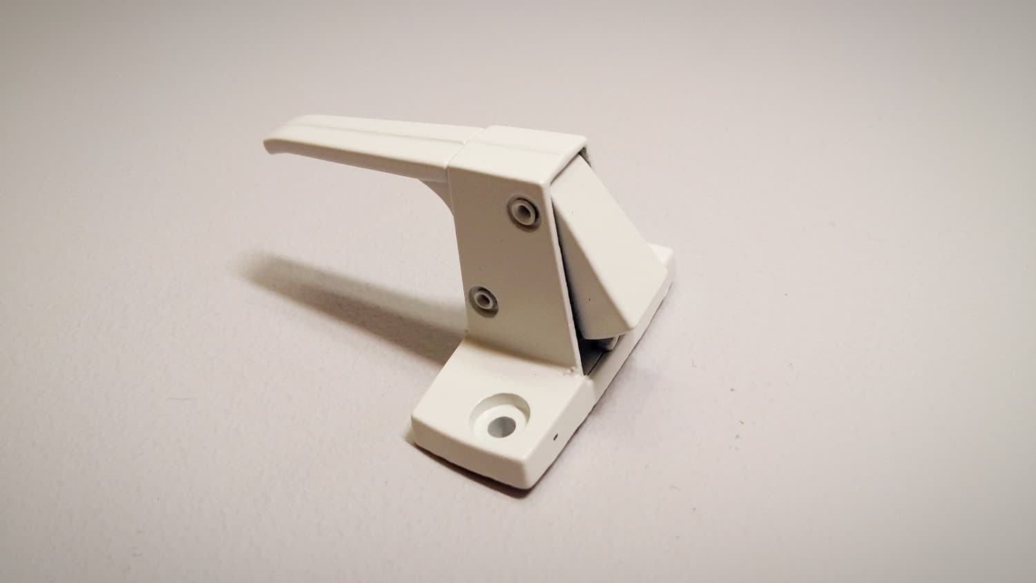 Poignee intérieure pour contre-porte d'aluminium (blanc) - Miniature 2