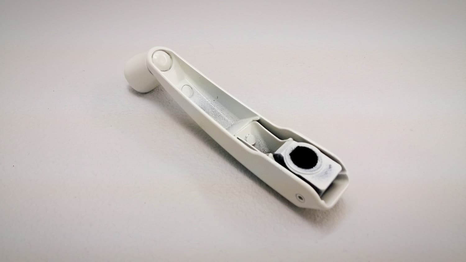 Poignee pliante pour opérateur de fenêtre à battant blanc - Miniature 2