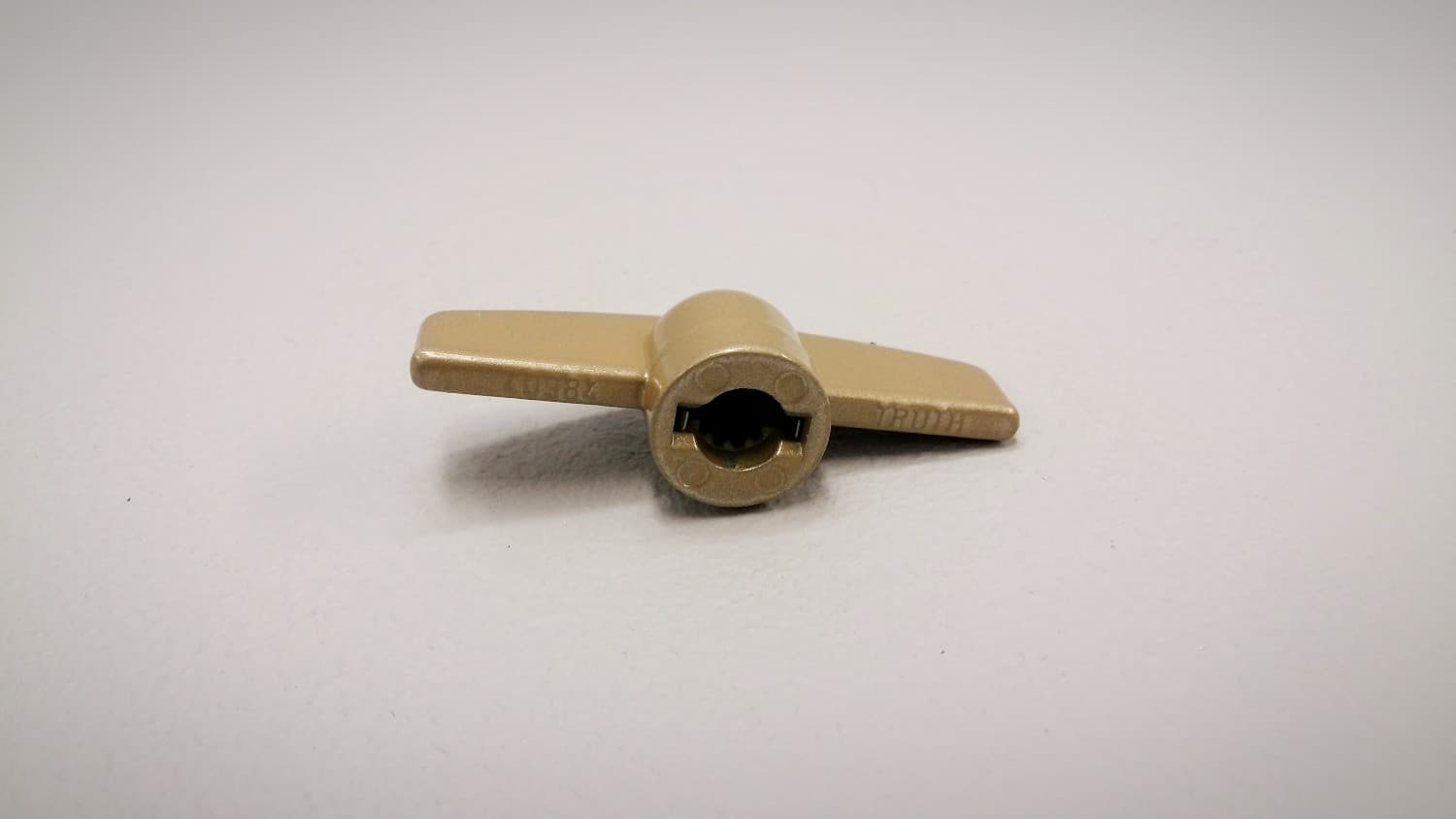 Poignee fixe pour opérateur de fenêtre à battant champagne - Miniature 2