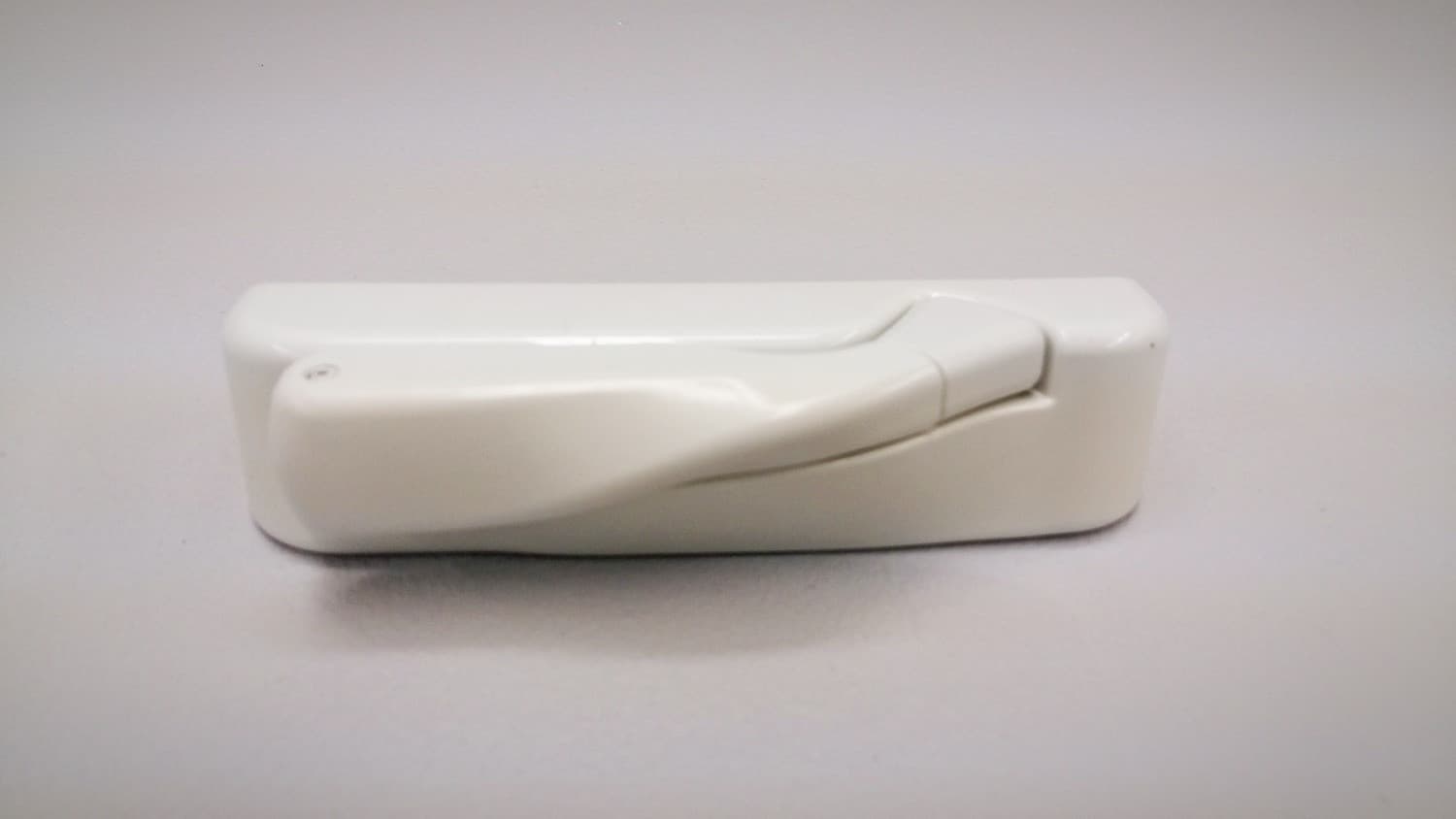 Poignee pliante et couvercle blanc pour opérateur de fenêtre à battant - Miniature 2