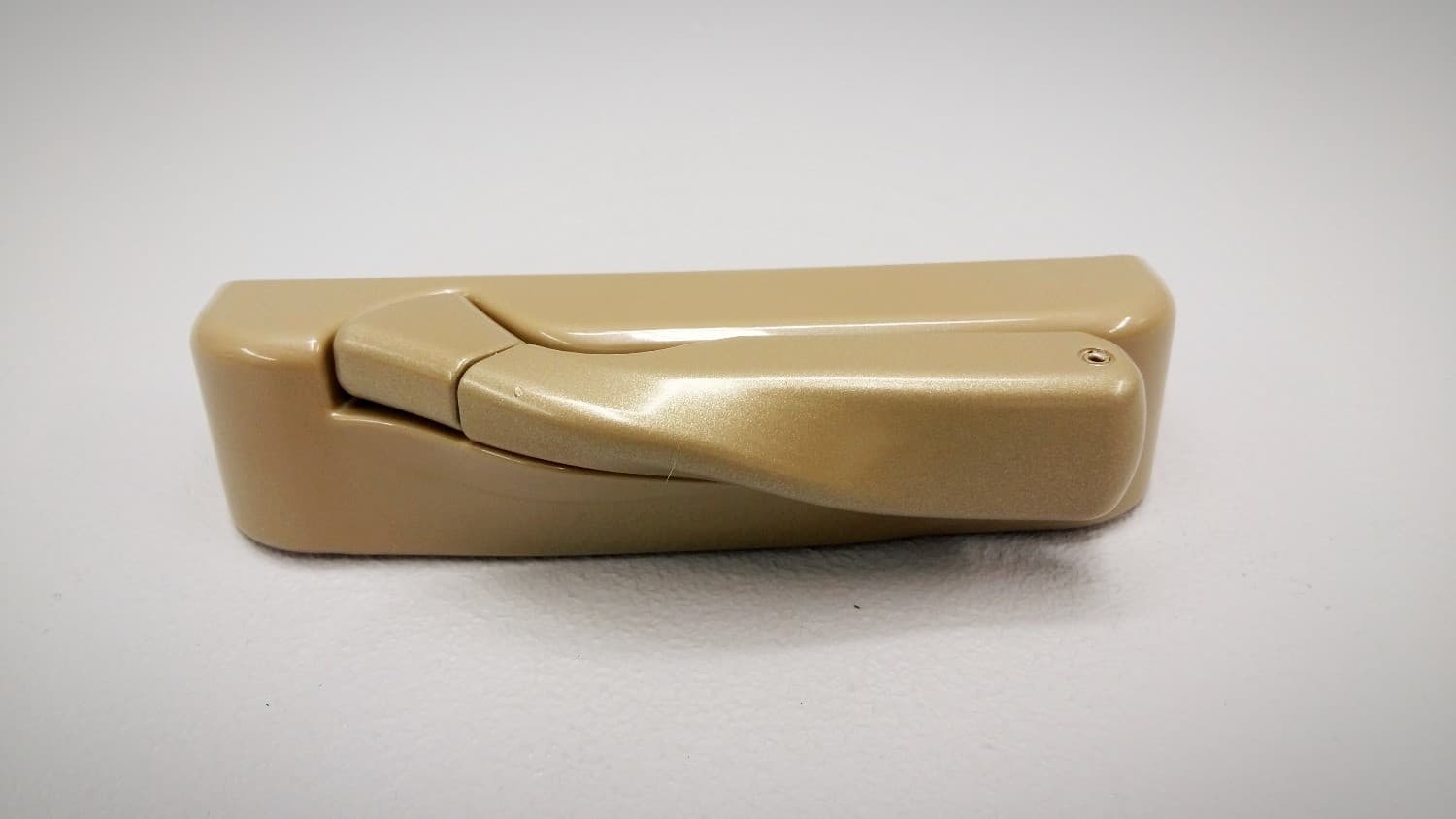 Poignee pliante et couvercle champagne pour opérateur de fenêtre à battant - Miniature 2